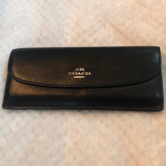 Coach Handbags - Coach Envelope Wallet in Black